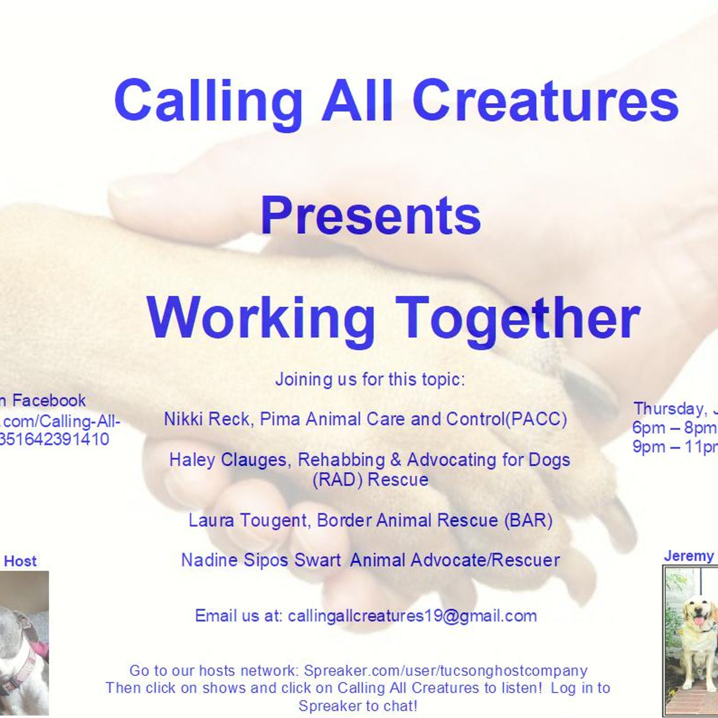 Calling All Creatures