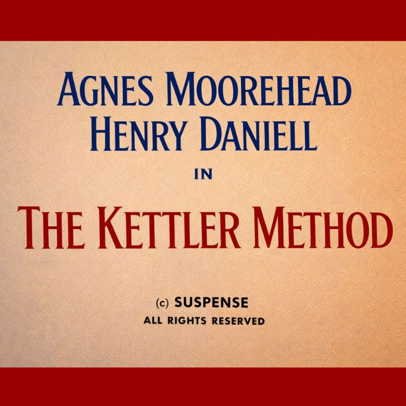 The Kettler Method (Suspense!)