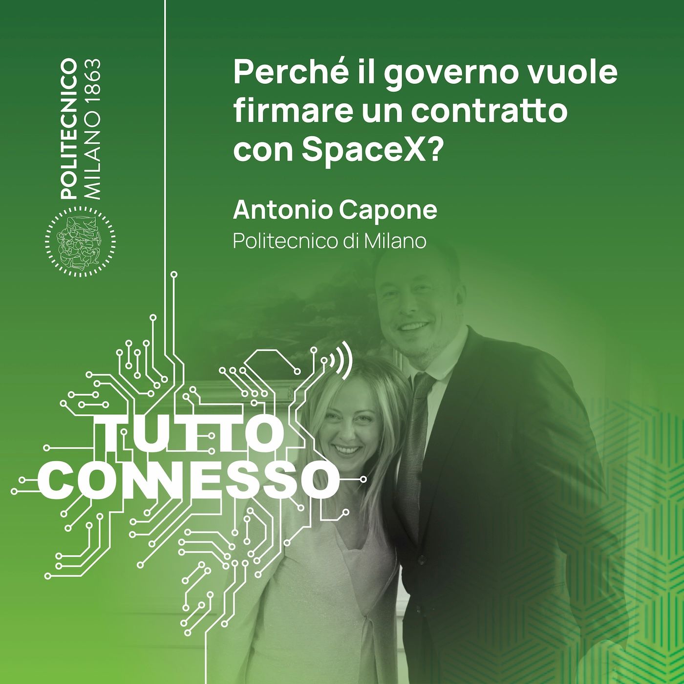 Perché il governo vuole firmare un accordo con SpaceX? Con Antonio Capone episode artwork
