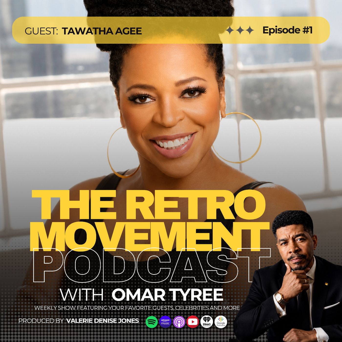 THE RETRO MOVEMENT with Omar Tyree | Episode 1 | Special Guest: Tawatha Agee episode artwork