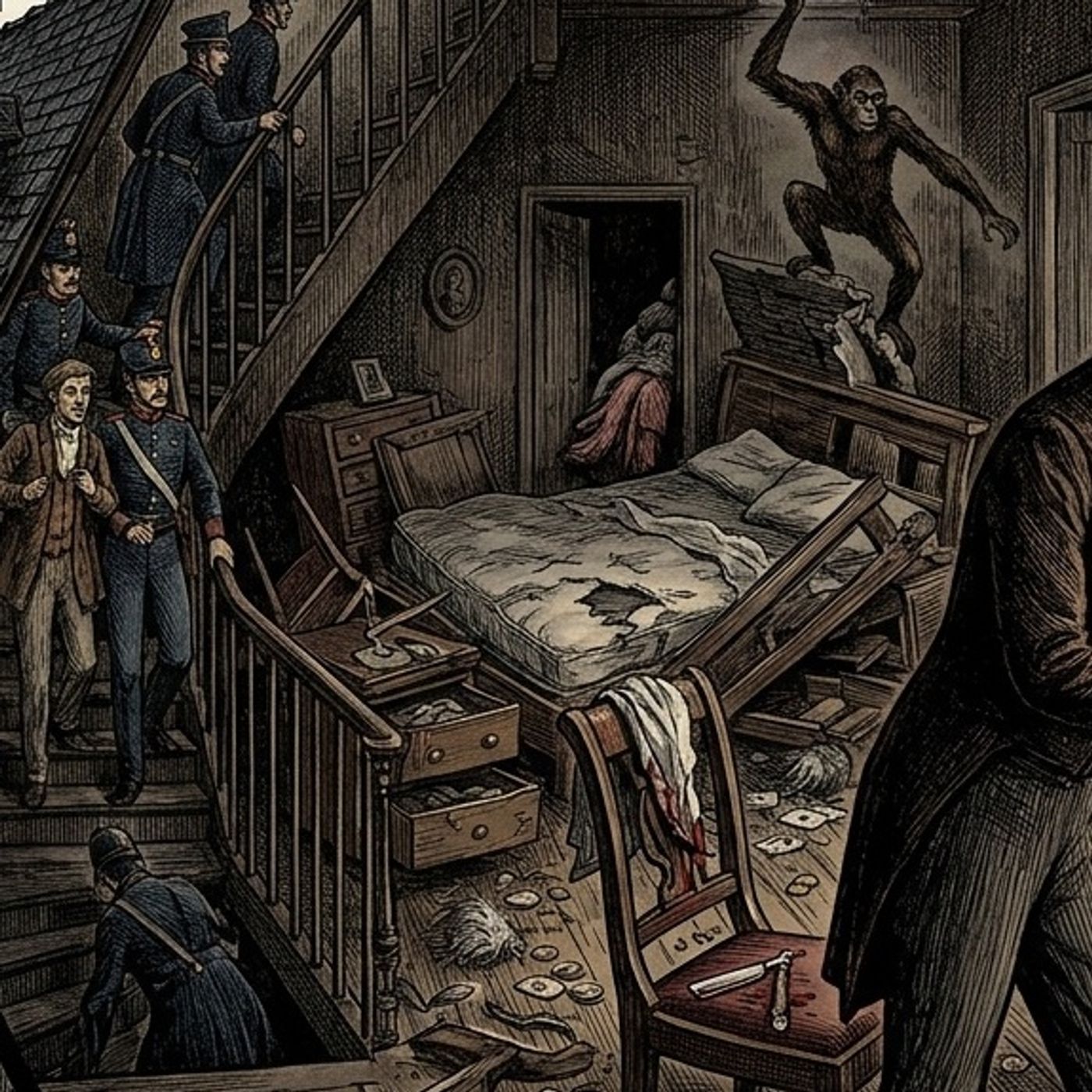 LOS CRIMENES DE LA CALLE MORGUE episode artwork