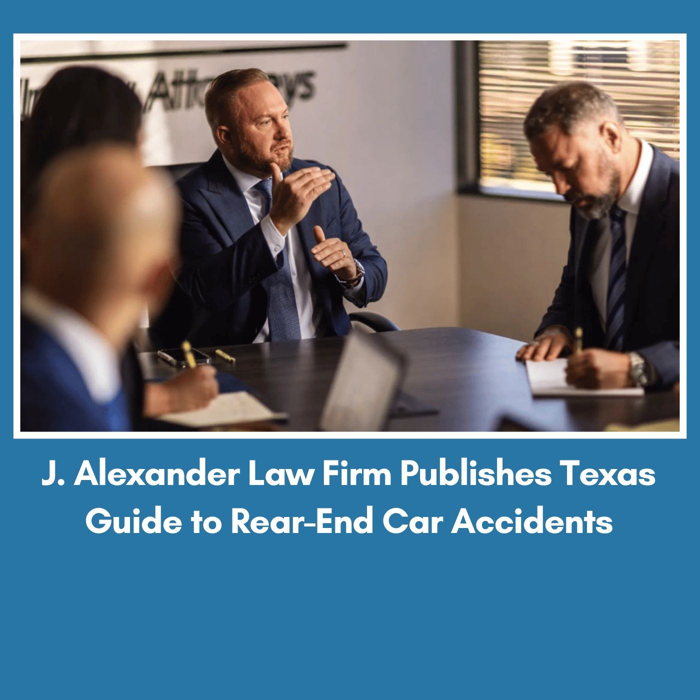 J. Alexander Law Firm Publishes Texas Guide to Rear-End Car Accidents episode artwork