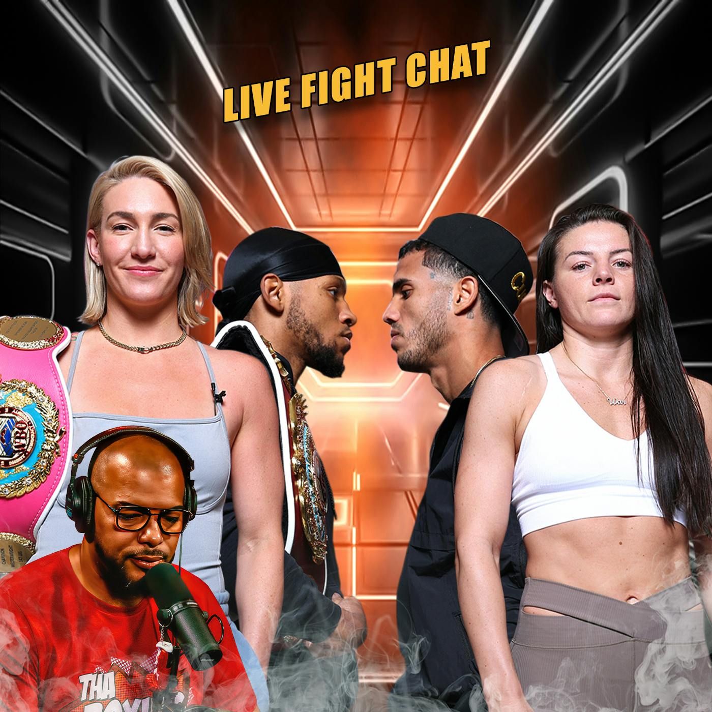 ☎️Mikaela Mayer vs. Sandy Ryan, Rematch+ Brian Norman vs. Derrieck Cuevas Live Fight Chat🔥 episode artwork