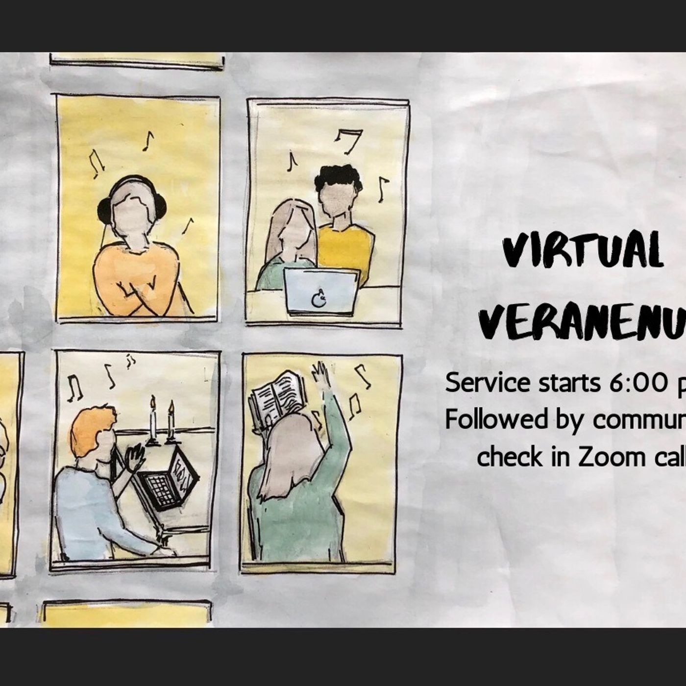 Virtual Veranenu - Kabbalat Shabbat Adar episode artwork