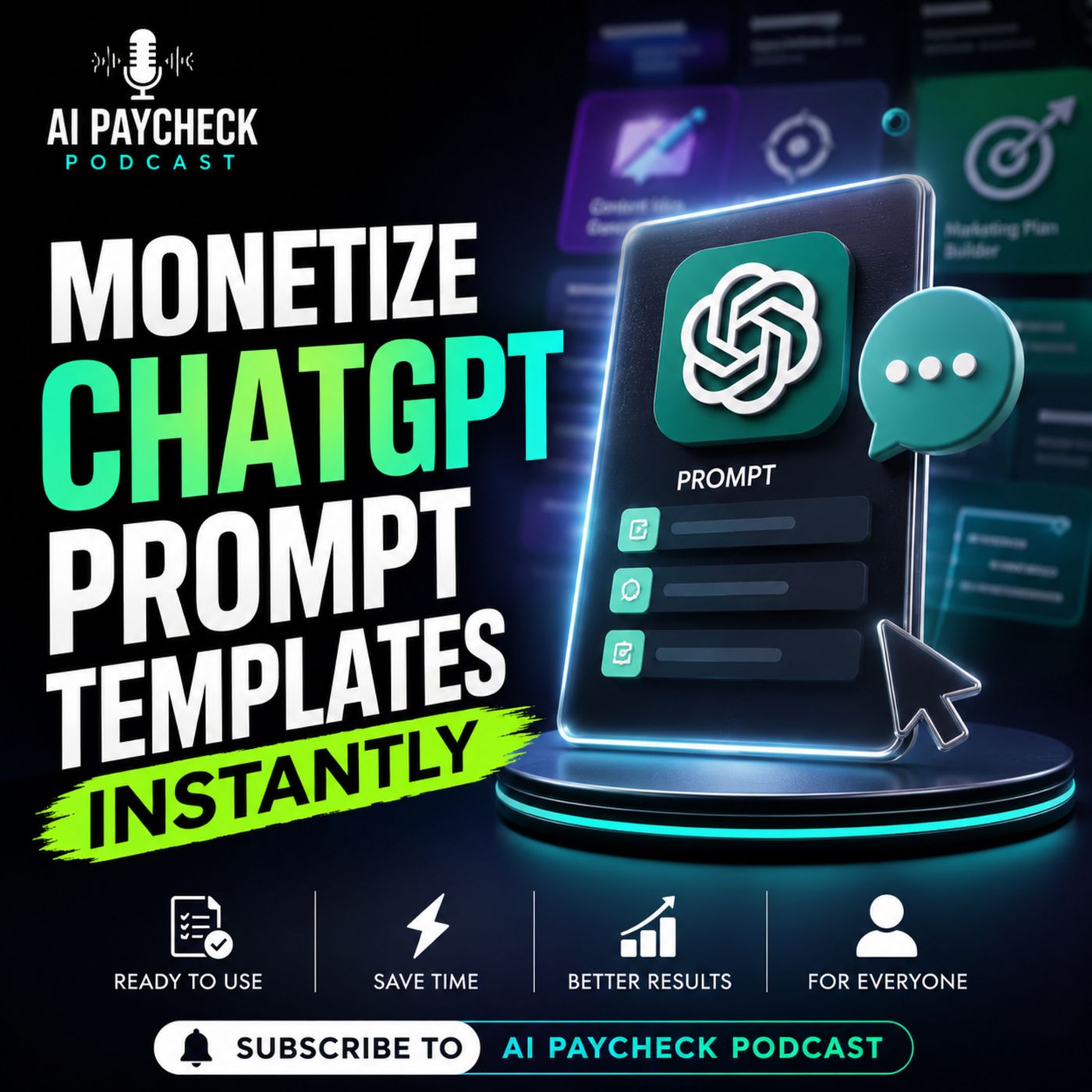 Monetize ChatGPT Prompt Templates Instantly episode artwork