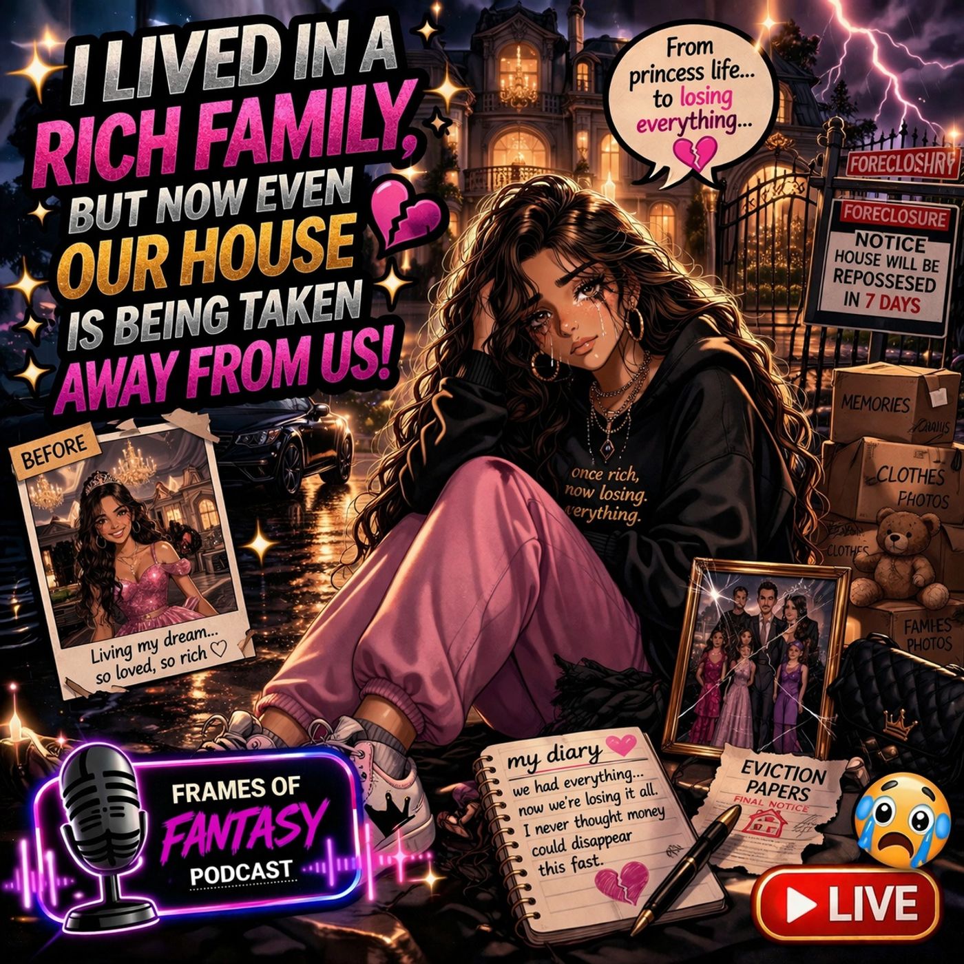 I Lived in a Rich Family, But Now Even Our House Is Being Taken Away From Us| Like and Sub