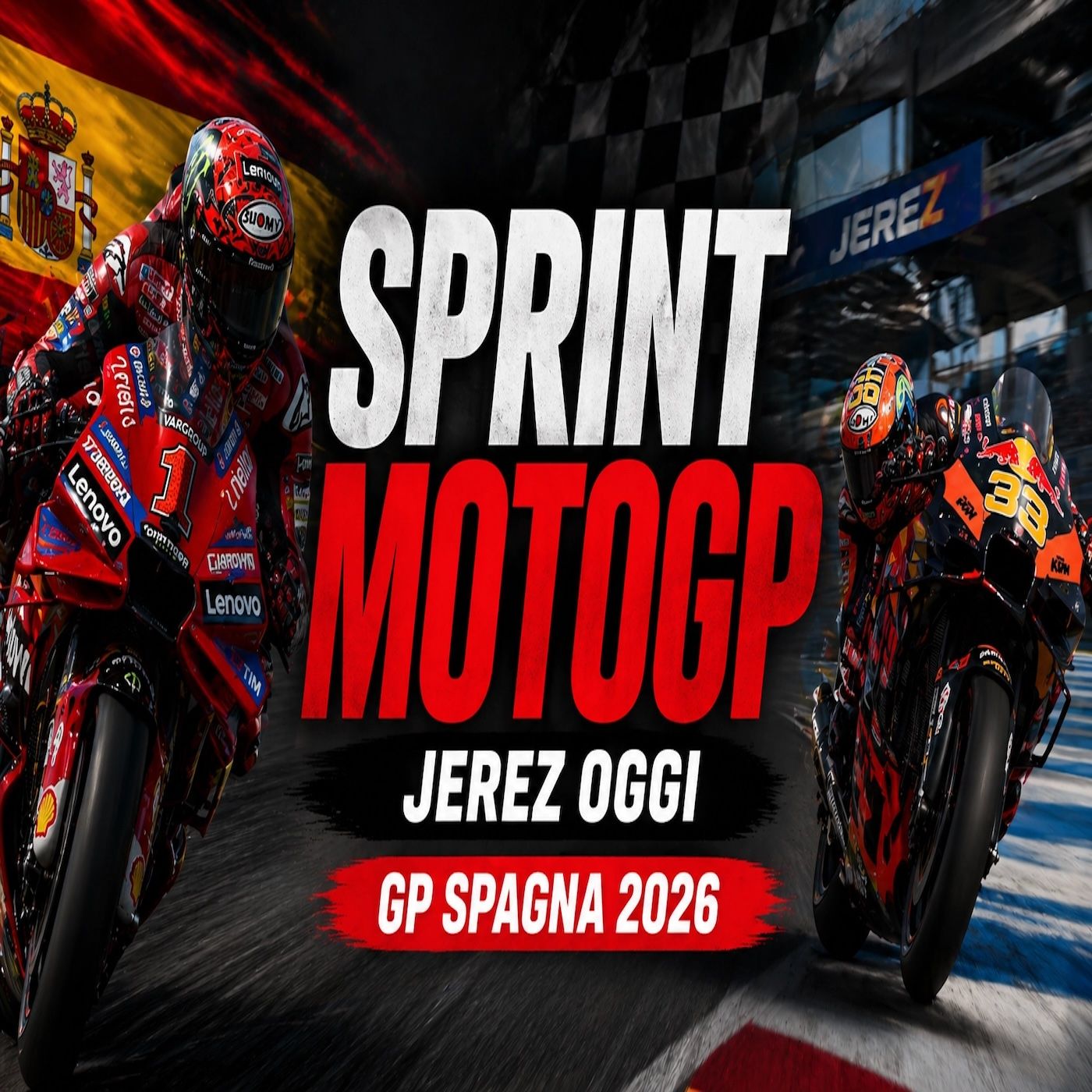 Sprint MotoGP Jerez oggi- orario, diretta TV8 e griglia di partenza GP Spagna 2026 episode artwork