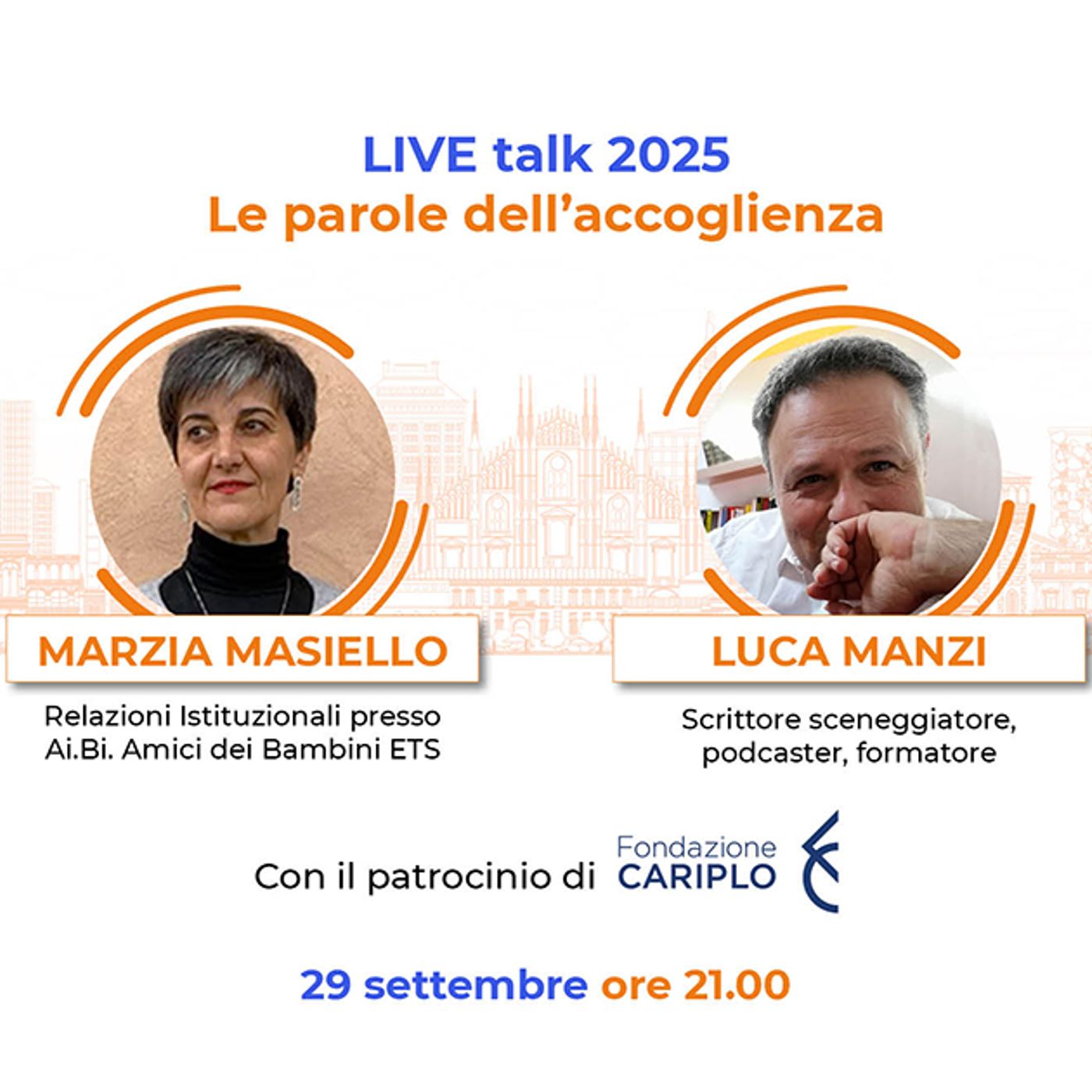 FarisTALK 2025: ospite Luca Manzi - Le parole dell'accoglienza FarisTALK 2025: ospite Luca Manzi - Le parole dell'accoglienza