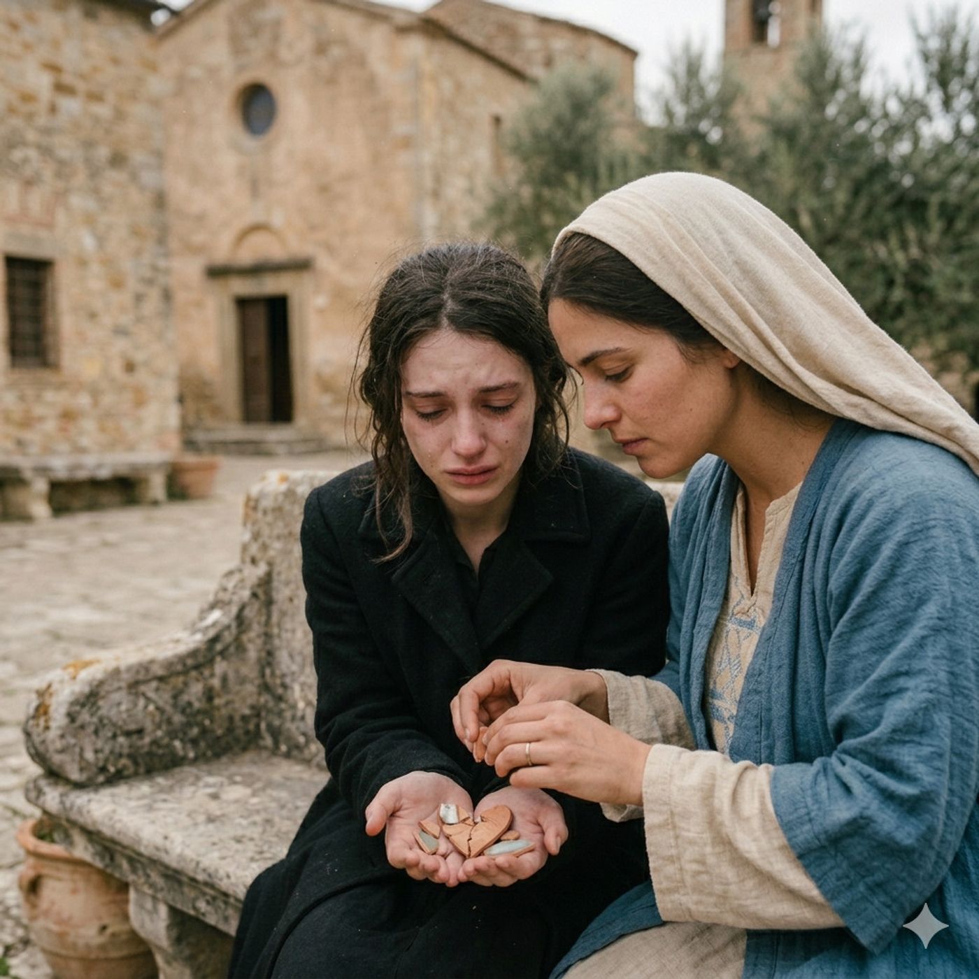 Maria, donna che mette insieme i frammenti