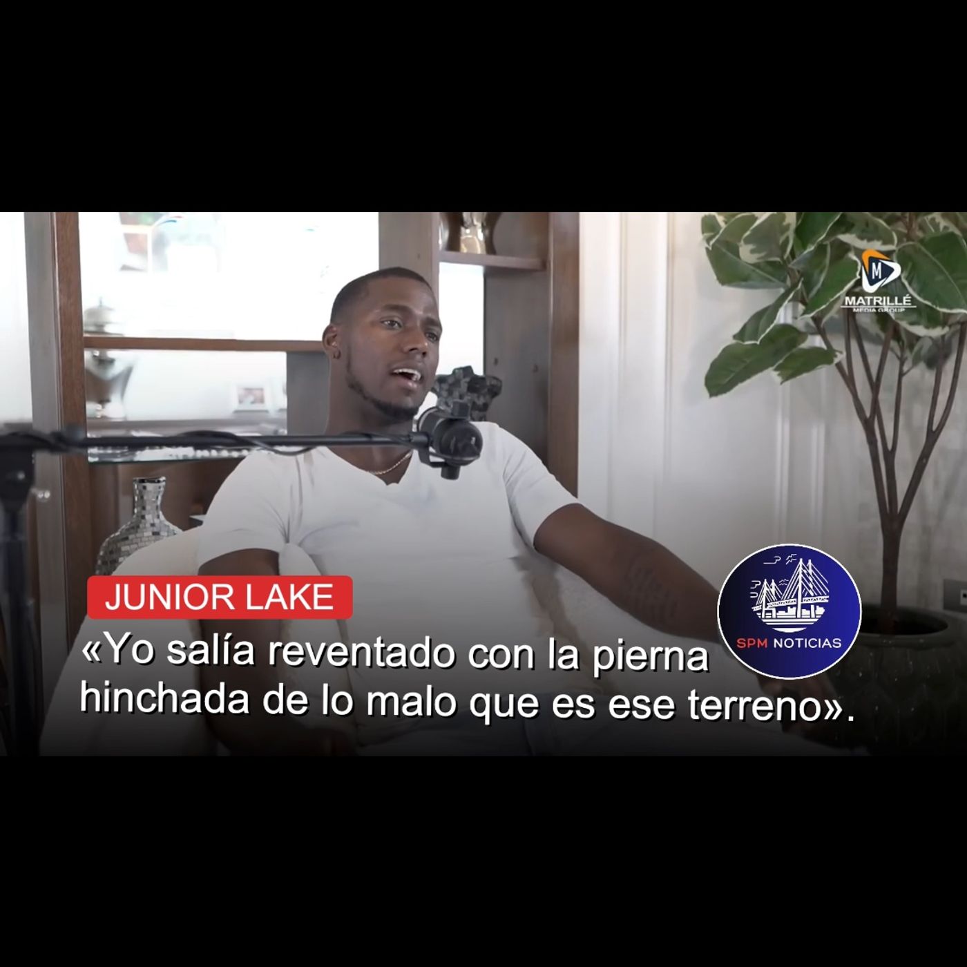 Así se expresa Junior Lake con respecto al terreno del Estadio Tetelo Vargas. episode artwork