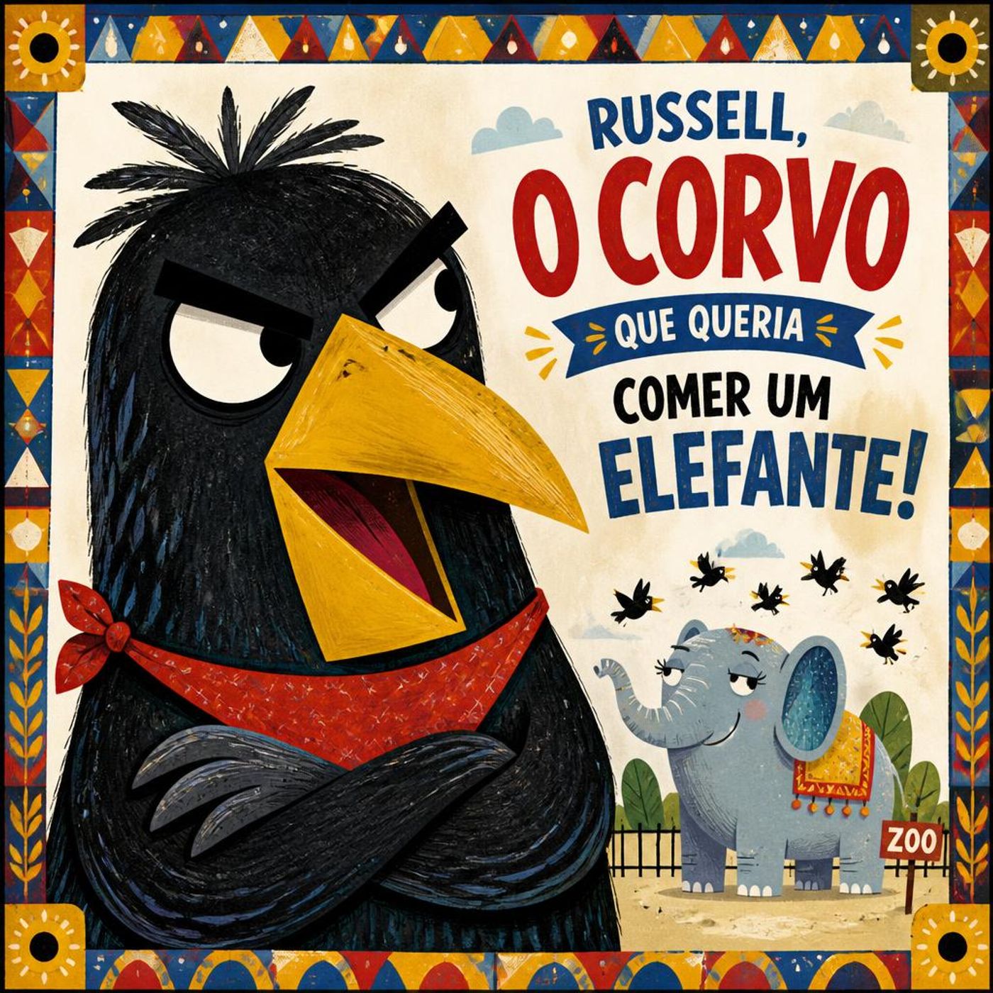 O Corvo Russell e o Banquete do Elefante ｜【Fábula】 episode artwork