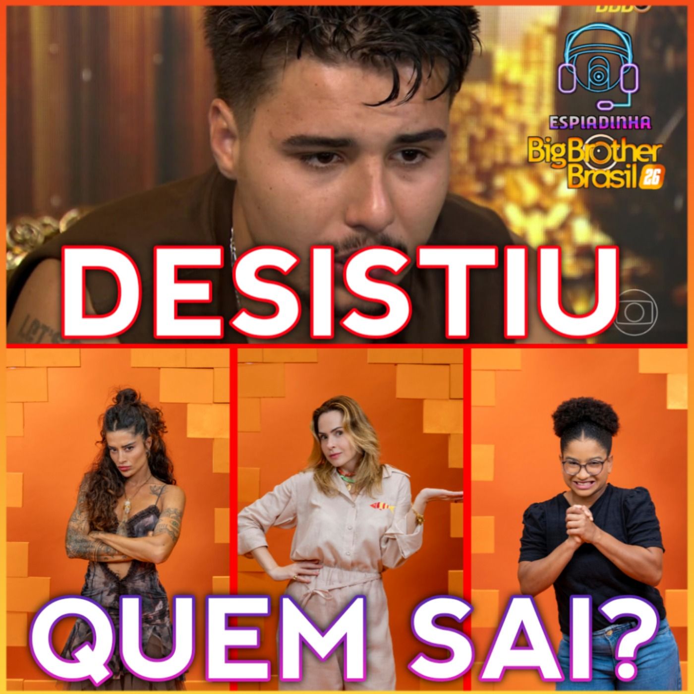 PEDRO DESISTIU + Paredão: Aline Campos, Ana Paula e Milena! + Juliano TRETOU | BBB 26