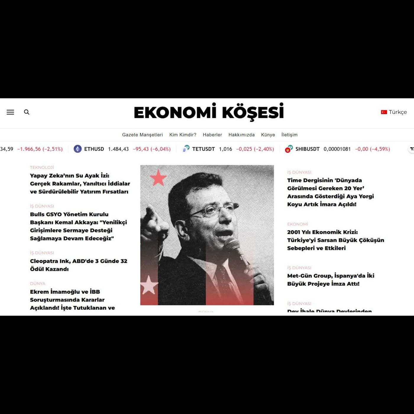 "Ekonomi Köşesi" Yayın Hayatına Başladı