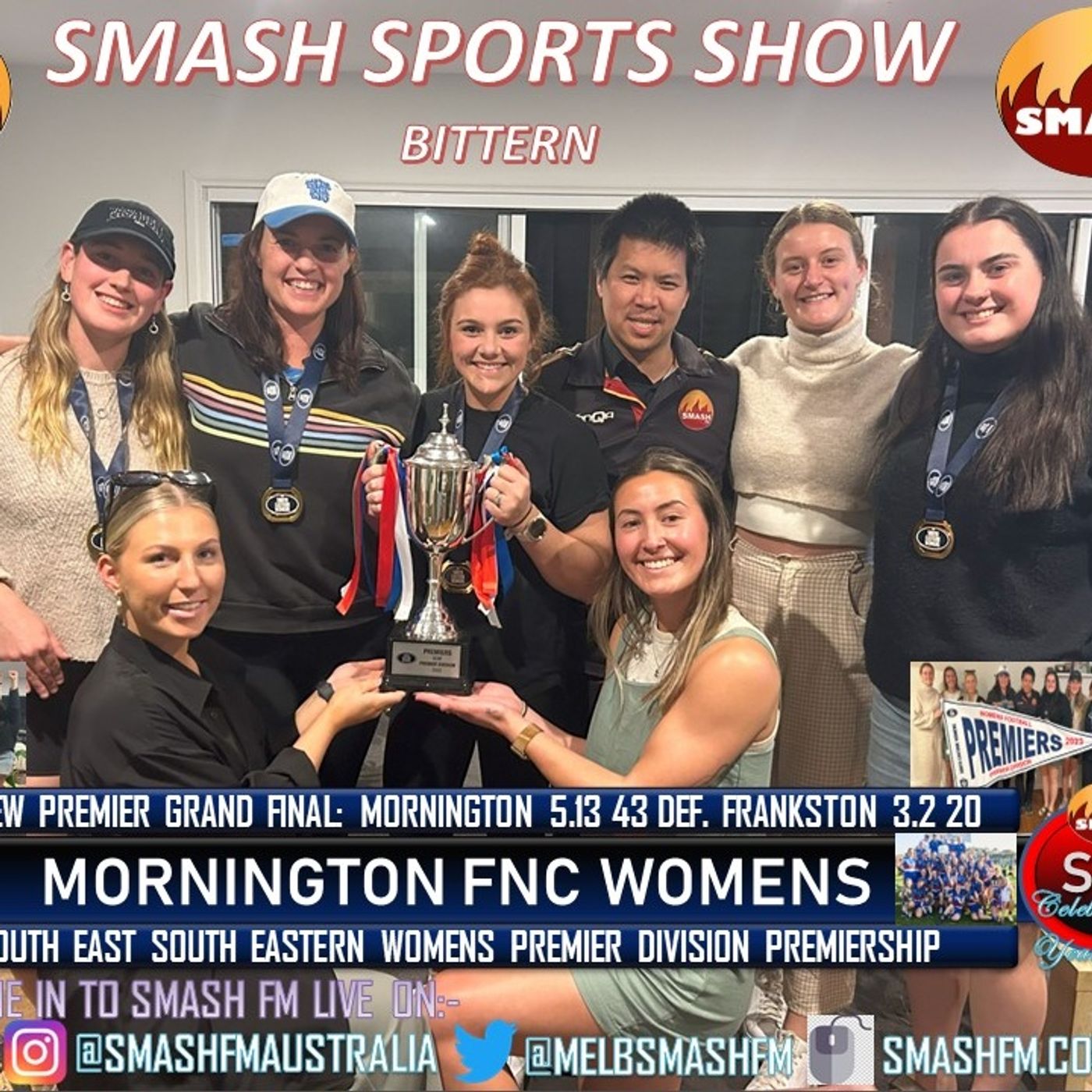 SSS10THYR: Mornington FNC 2023 AFLSE South Eastern Womens Premier Division Premiership Interviews 140923