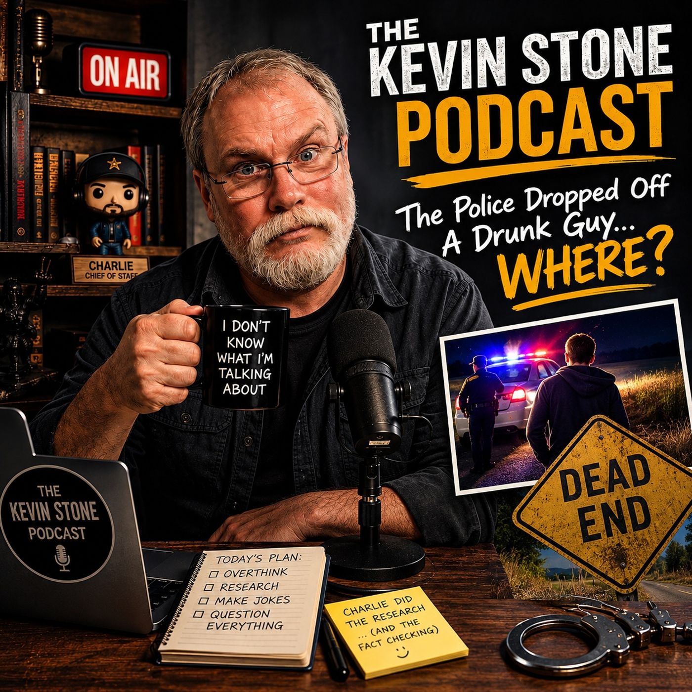 Episode #23 "The Police Dropped Off A Drunk Guy Where?" episode artwork