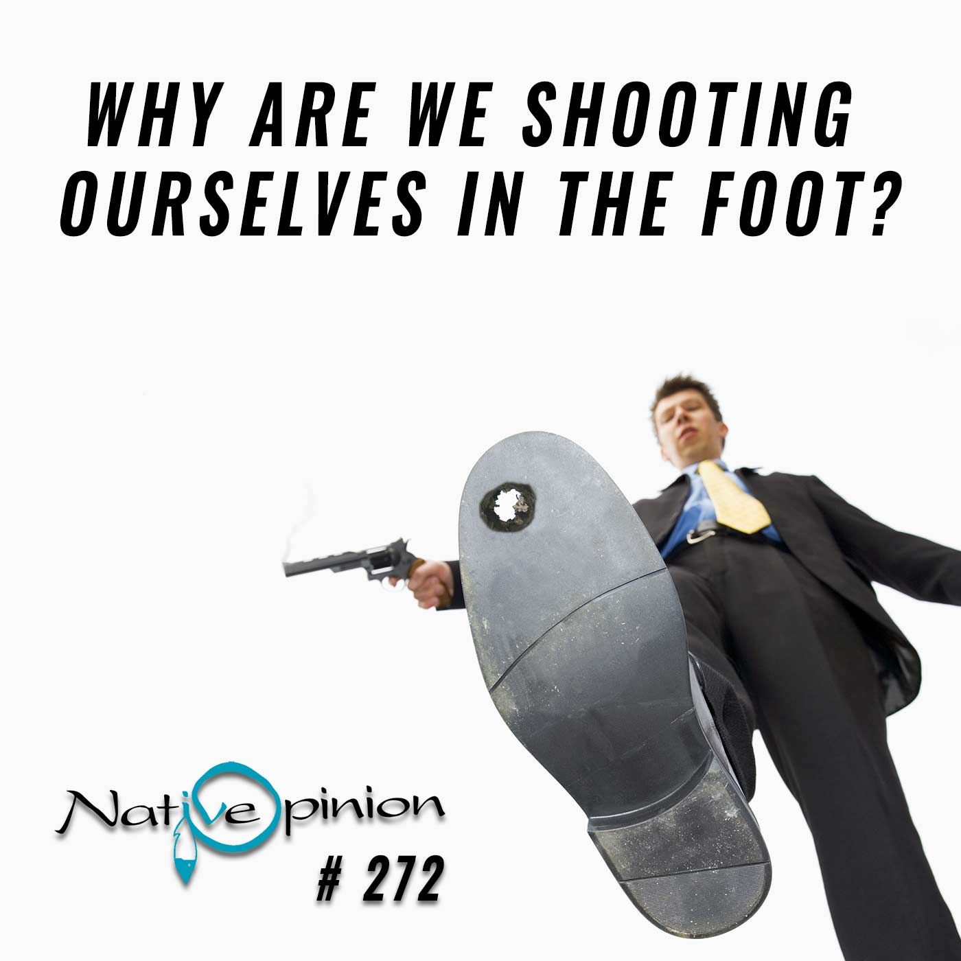 EPISODE  272  "Why are we Shooting Ourselves in the Foot? - podcast episode cover