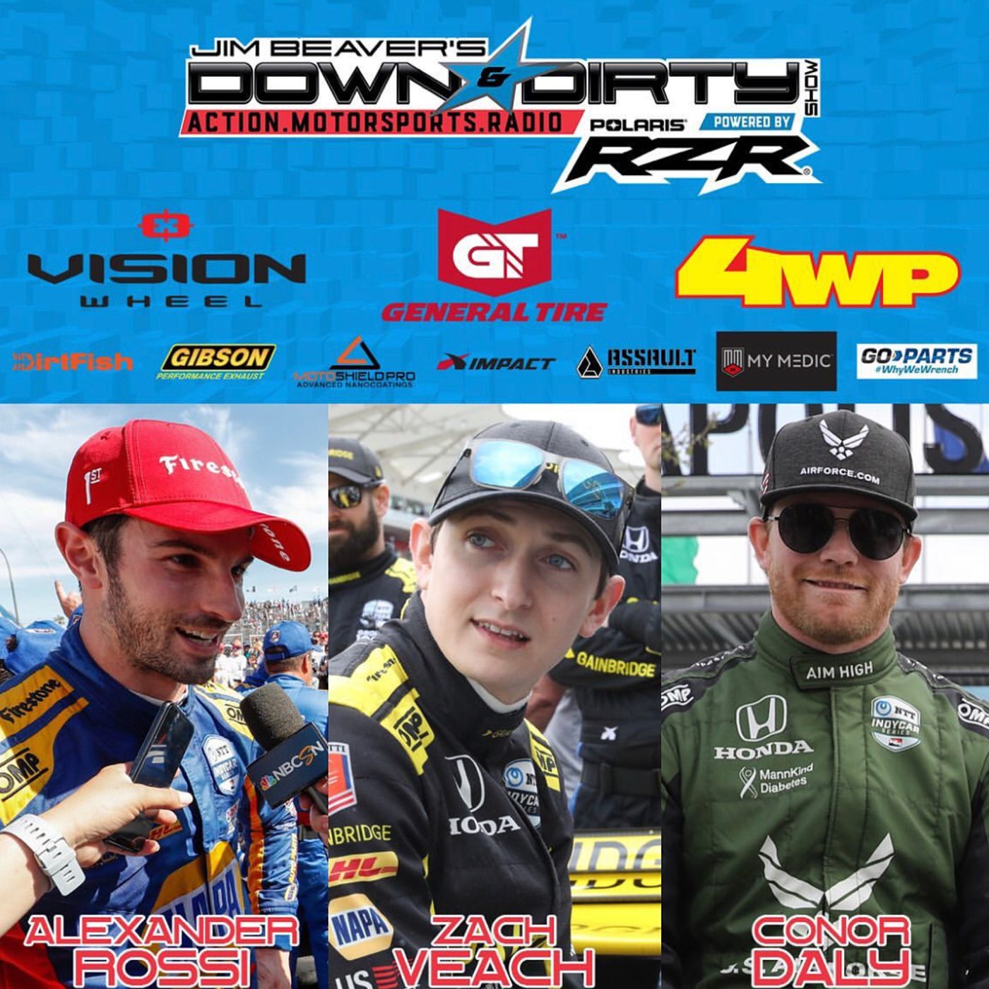 #386 – Indy 500 Preview with Alex Rossi, Conor Daly, & Zach Veach