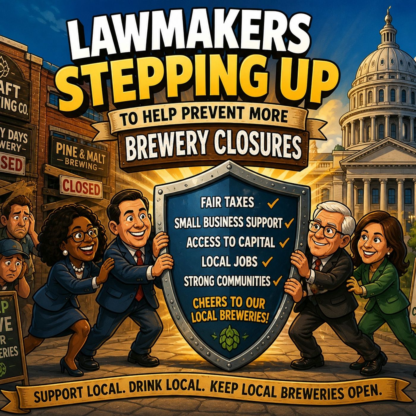 Lawmakers step up to help prevent more brewery closures episode artwork