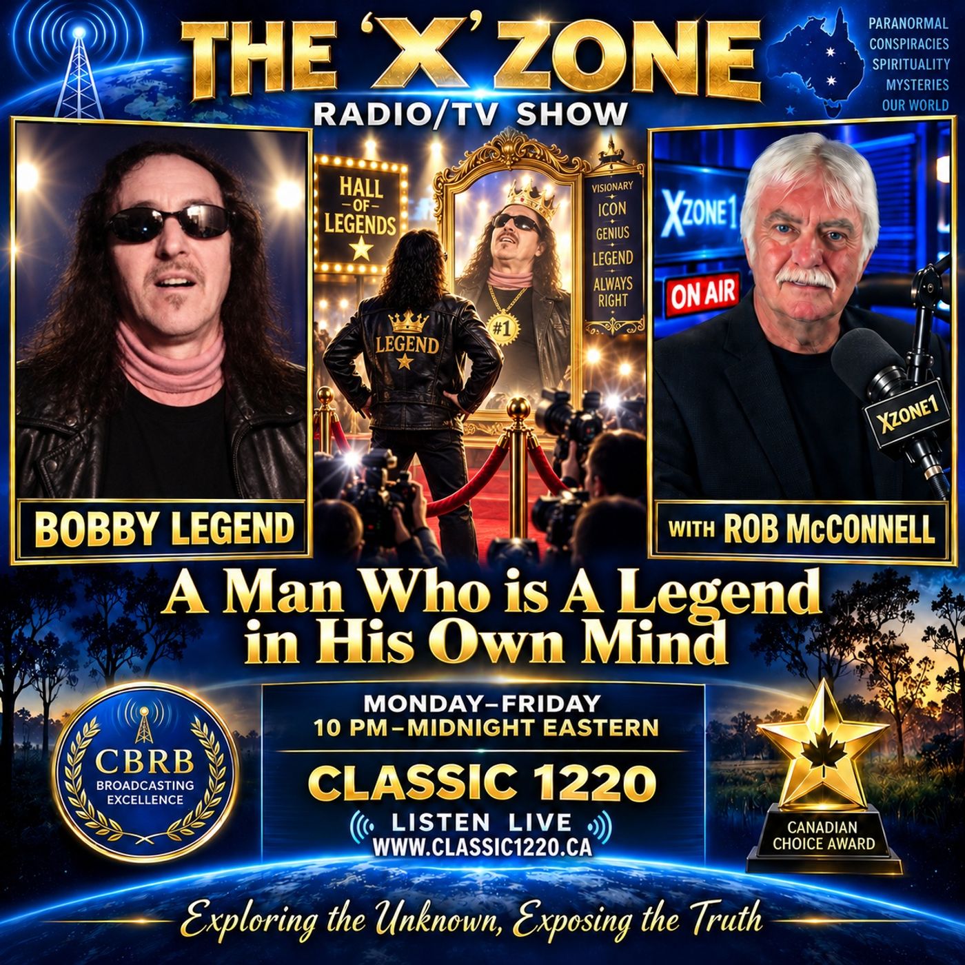 Rob McConnell Interviews - BOBBY LEGEND - A Man Who is A Legend in His Own Mind
