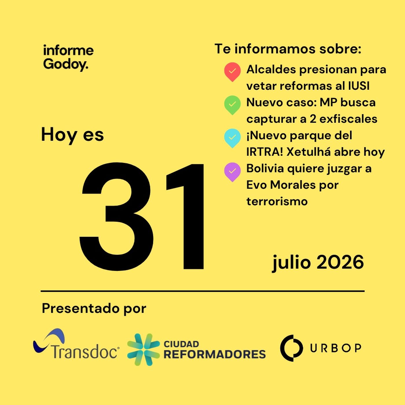 31 de julio 2026 episode artwork