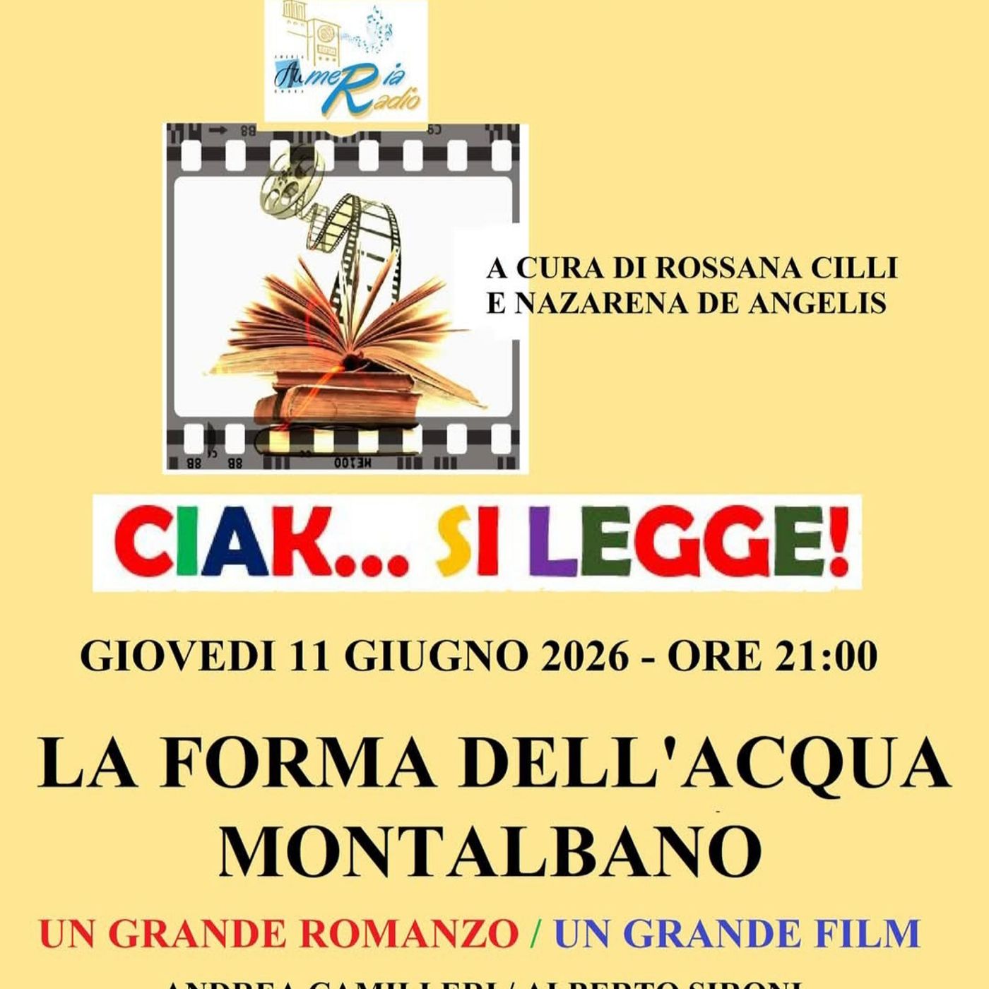 Ciak si Legge - La Forma dell'acqua Montalbano episode artwork