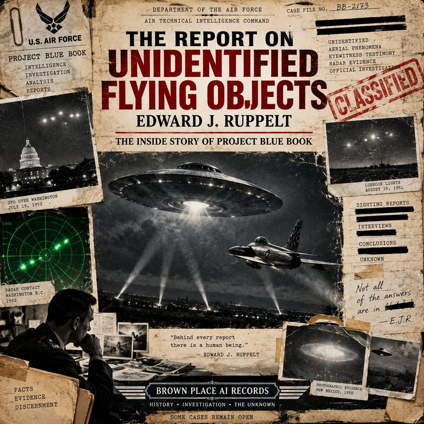 The Report on Unidentified Flying Objects by Edward J. Ruppelt | Project Blue Book UFO Investigation Audiobook Part 3 episode artwork