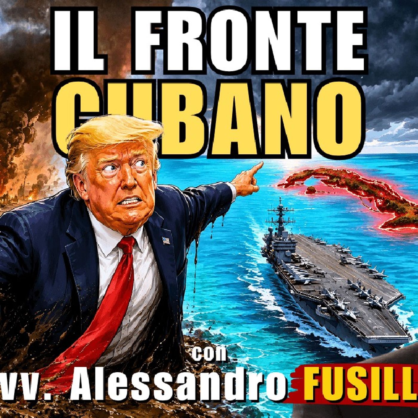 TRUMP contro CUBA? PORTAEREI USA schierata nei CARAIBI | Il Punt🔴 di Vista di Alessandro FUSILLO episode artwork