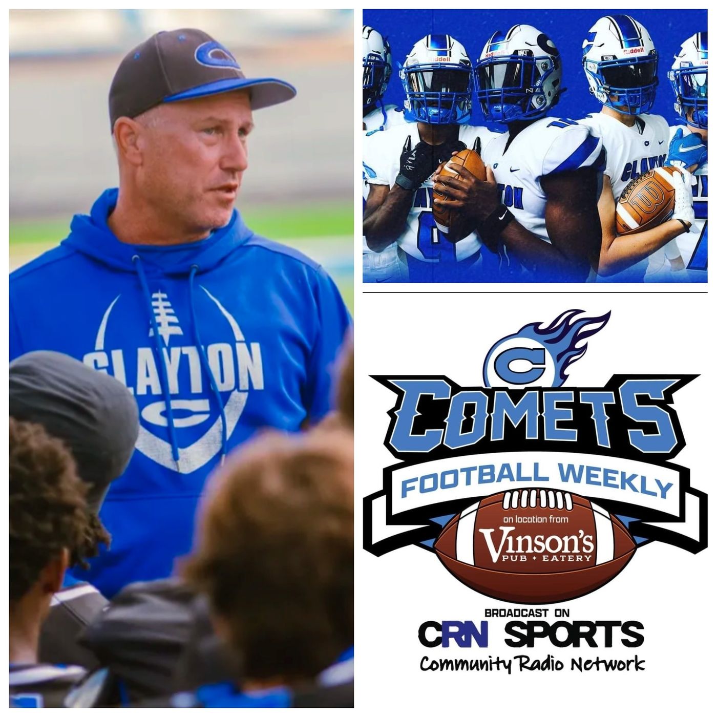 Season 3 Episode 6 #CometsFootballWeekly with Coach Scott Chadwick with player guests Ovvany Flores & Charles Smith from Vinson’s Pub+Eatery Season 3 Episode 6 #CometsFootballWeekly with Coach Scott Chadwick with player guests Ovvany Flores & Charles Smith from Vinson’s Pub+Eatery