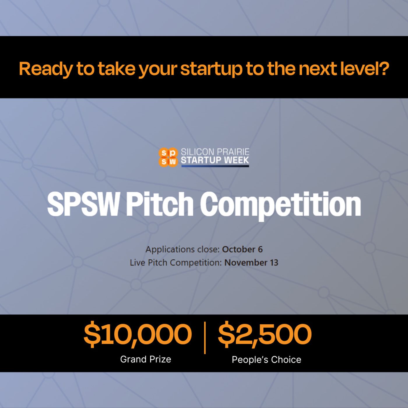 Stefanie Monge of SPN on the Silicon Prairie Startup Week Pitch Competition