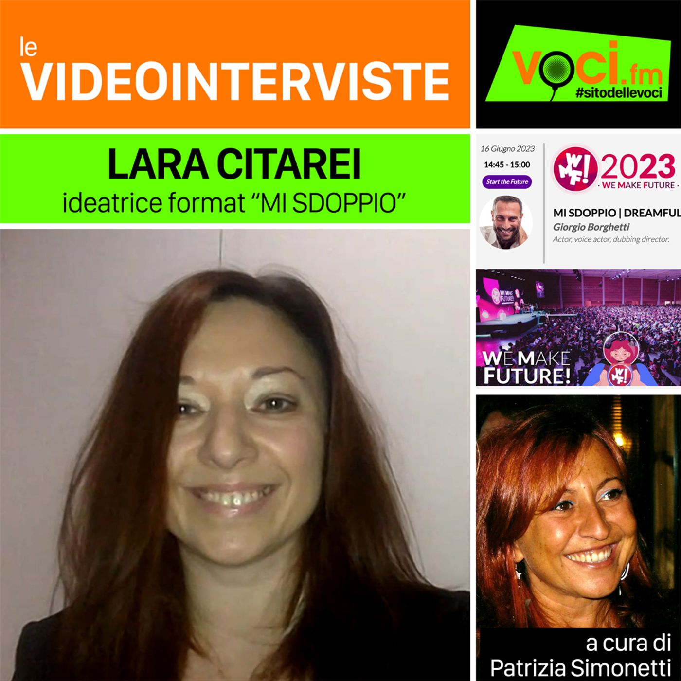 "MI SDOPPIO" al WEB MARKETING FESTIVAL: LARA CITAREI su VOCI.fm episode artwork