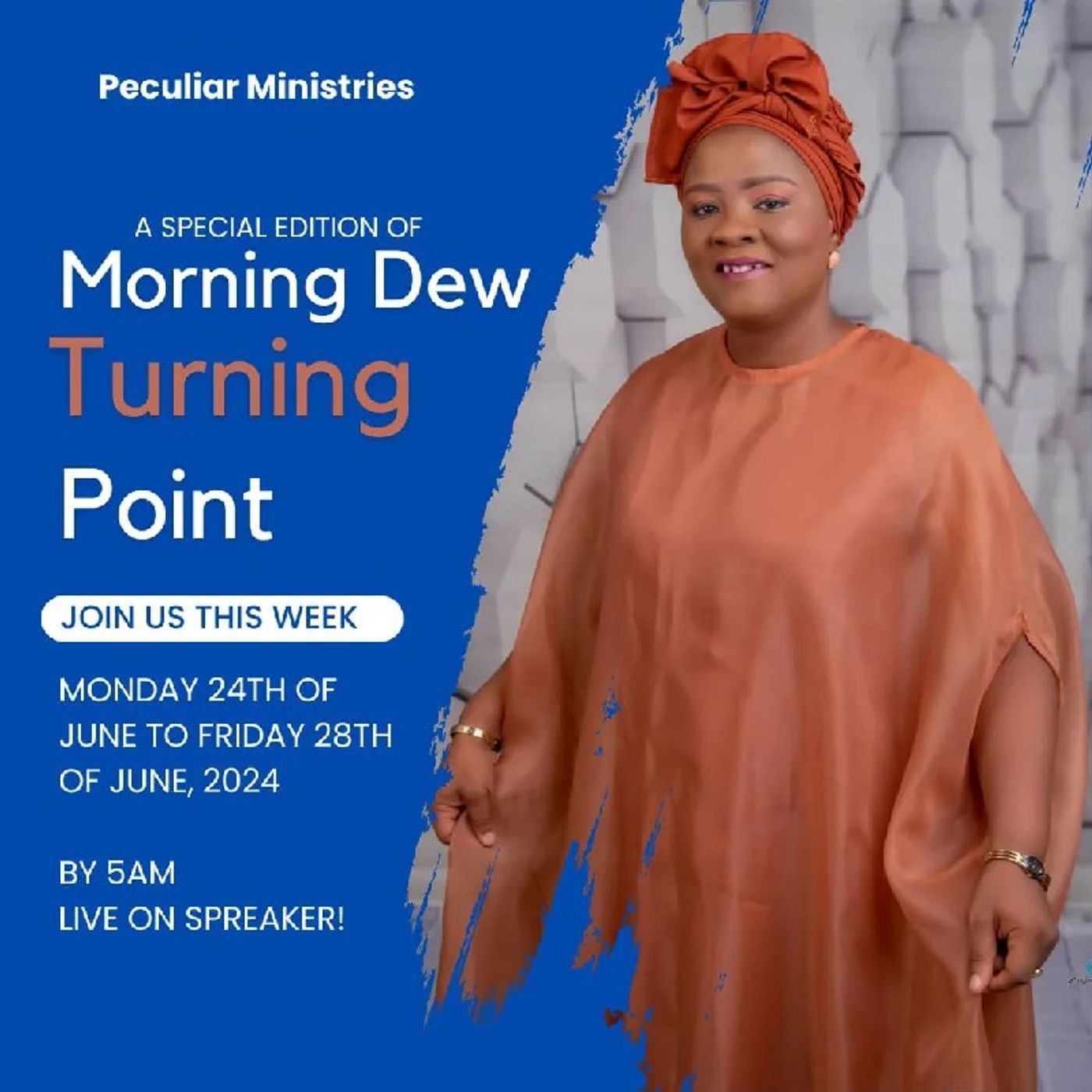 Day 5- Call to Fast & Pray / Morning session/ Turning Point/ Friday 28th June ,2024
