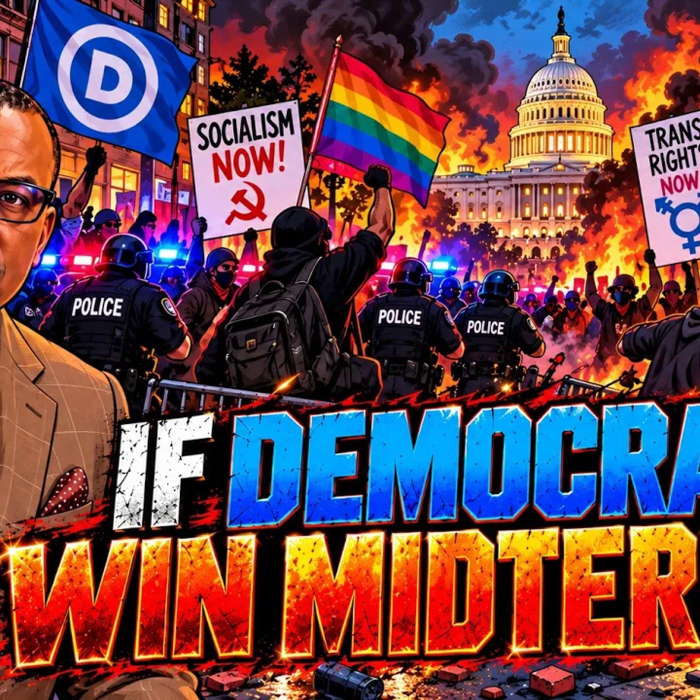 Democrat Leftists Burn France TodayAnd America Tomorrow! episode artwork
