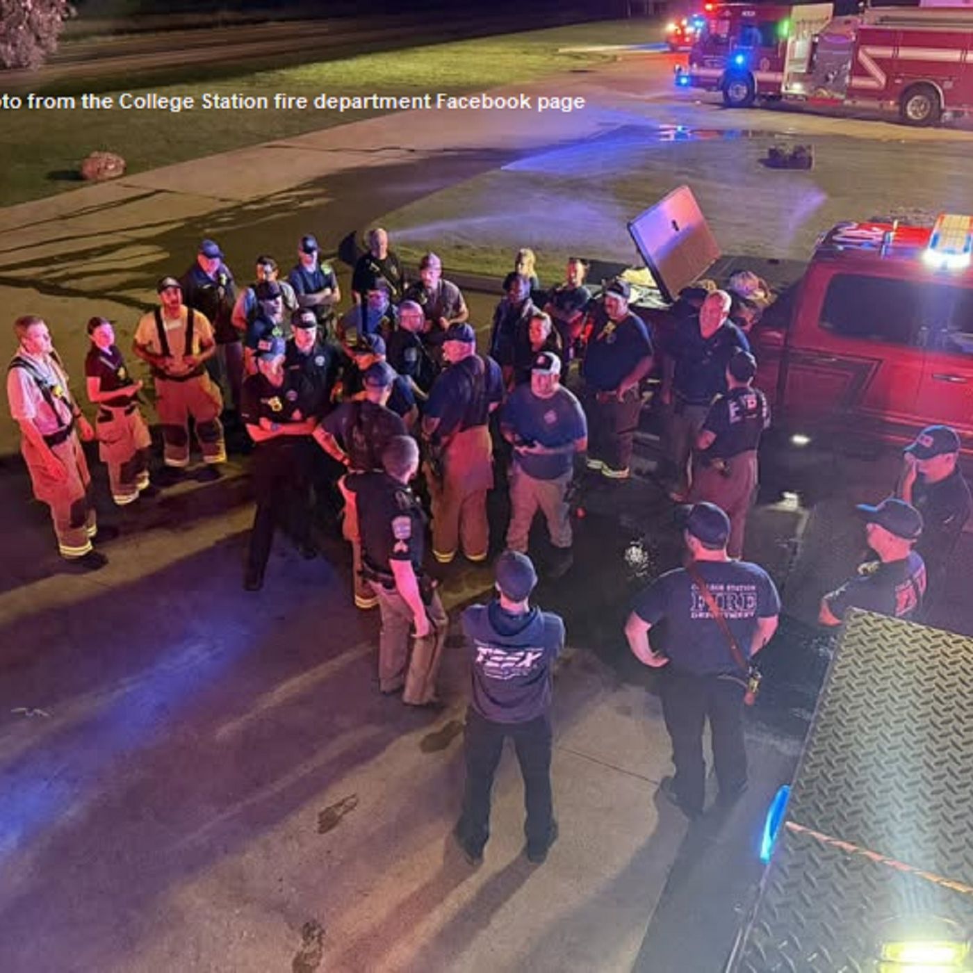 Multiple fire departments respond to a crude oil off loading terminal south of Kurten episode artwork
