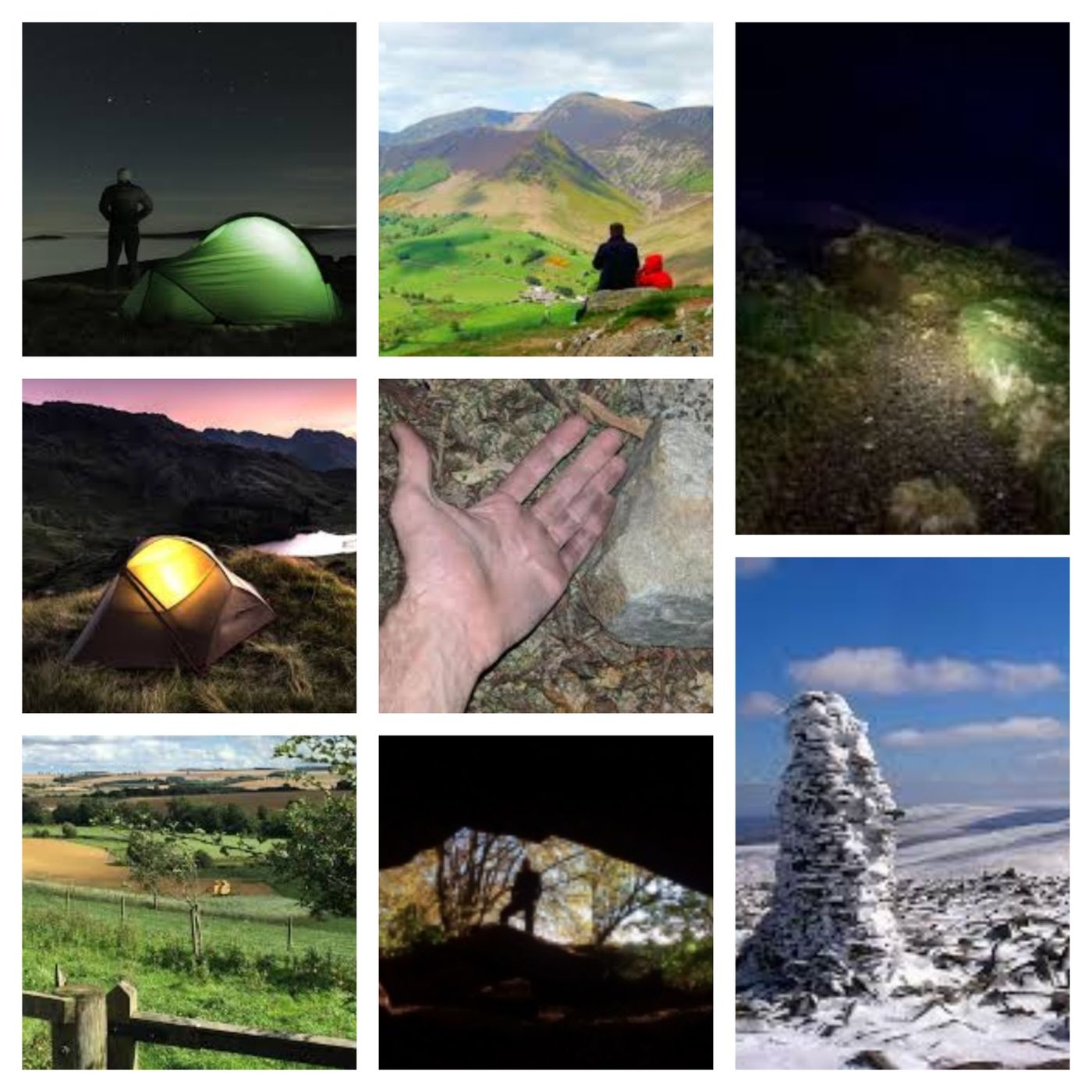 Wild Camping nights of Scary Experiences. Cumbria Peaks.