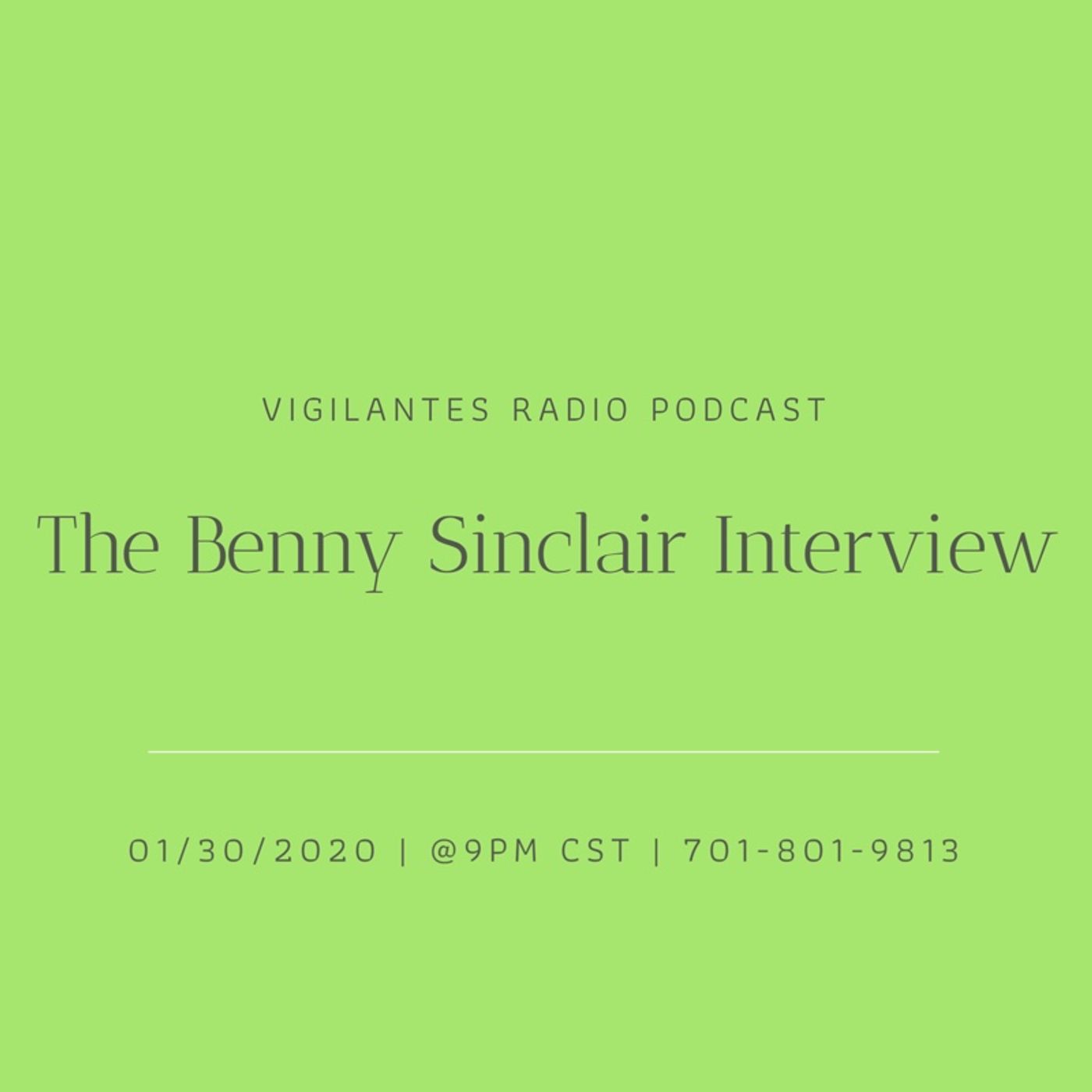 The Benny Sinclair Interview. Image