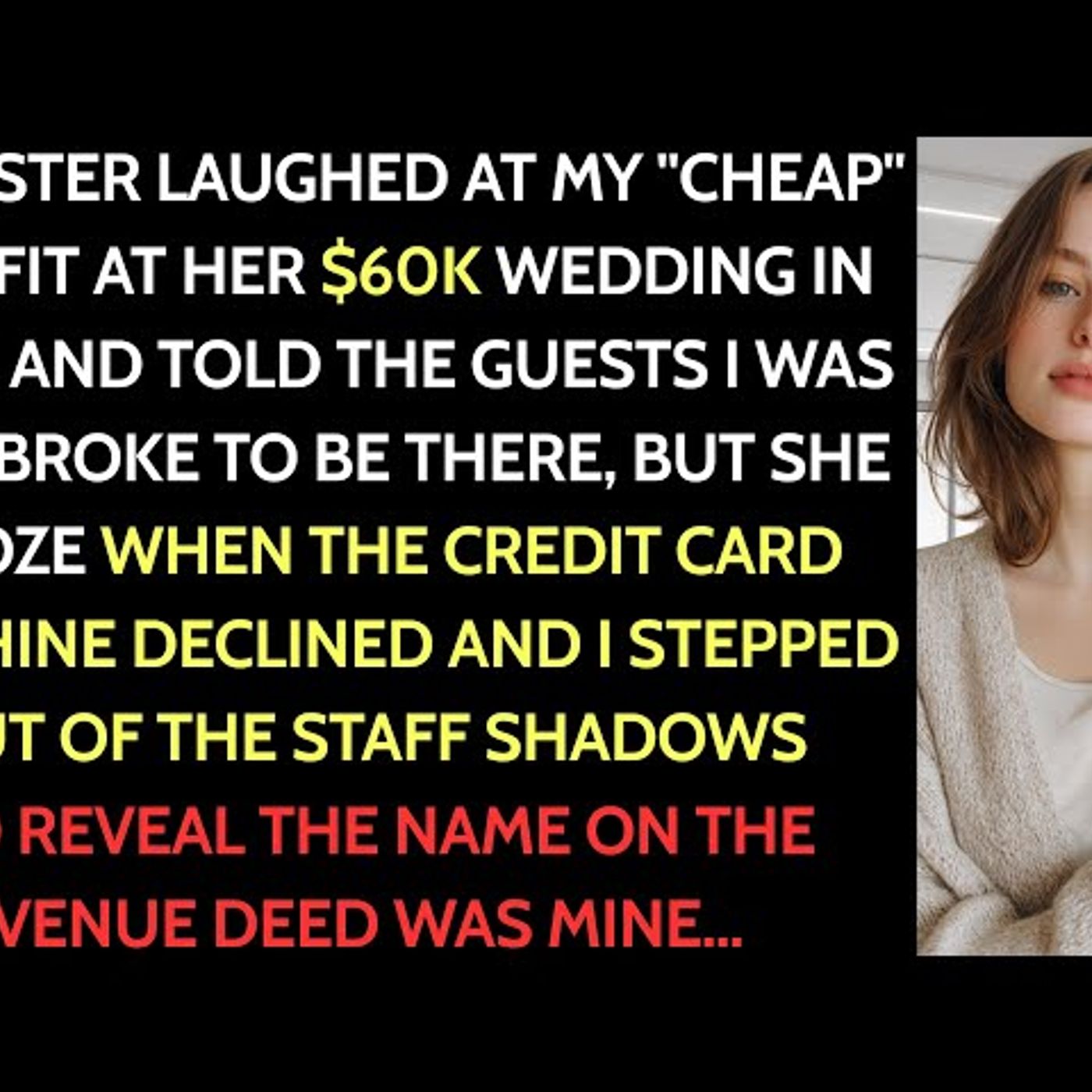 My Sister Laughed “You’re Too Broke For Italy” At Her $60K Wedding—I Owned The Venue episode artwork