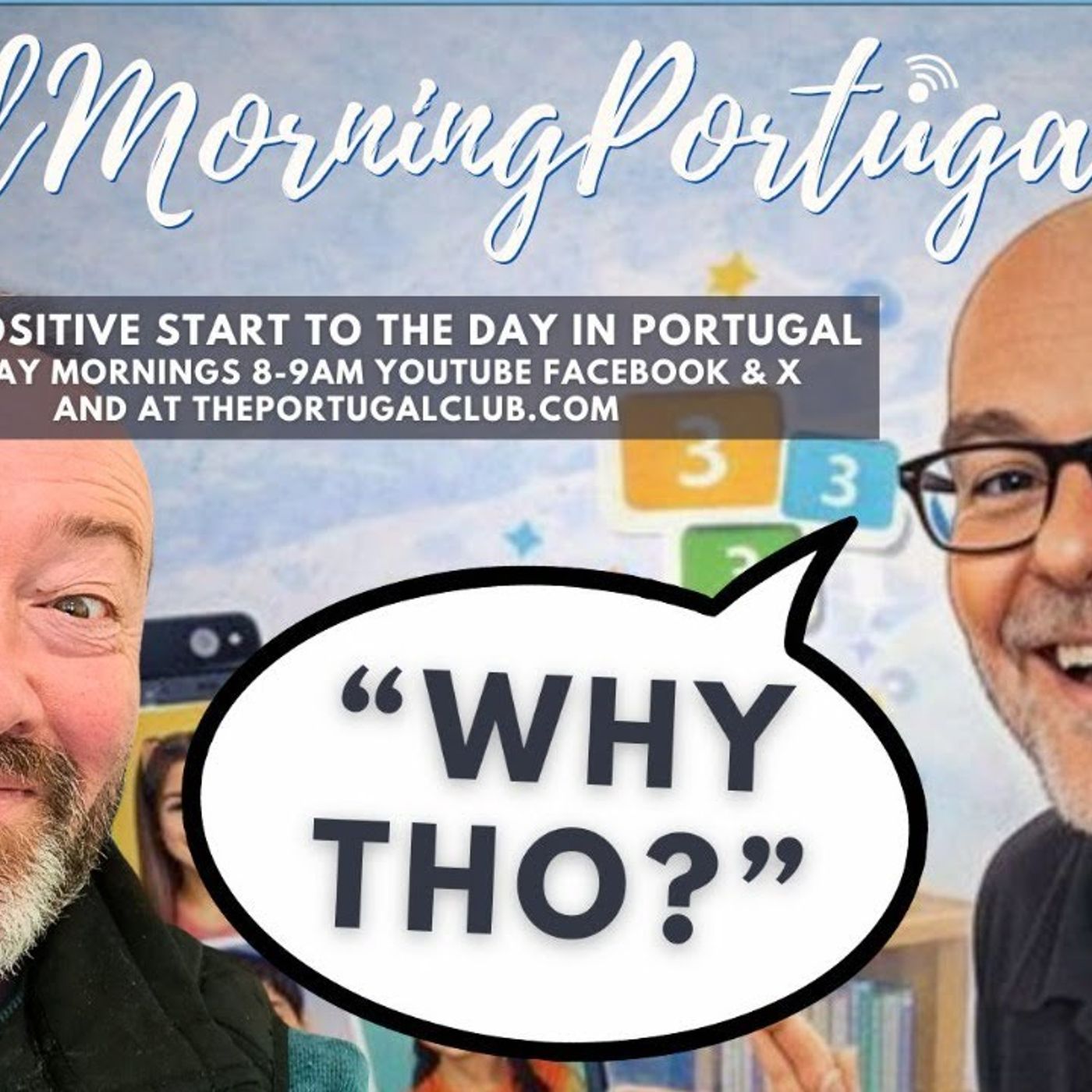 Munson & The (Portu)Geeza & the BIG questions on Good Morning Portugal! #pause4peace