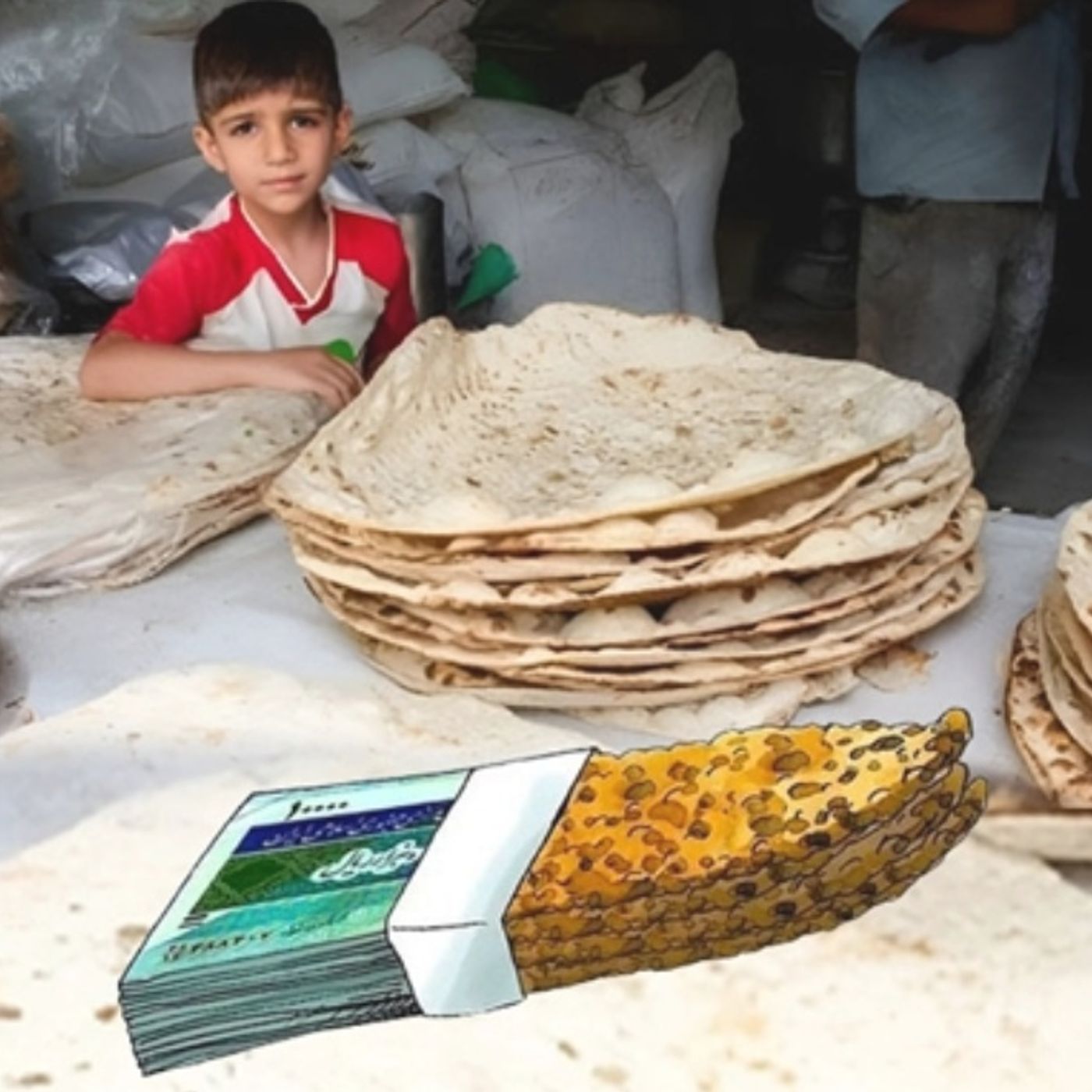 گرانی نان و سایة حرکت لشگر گرسنگان