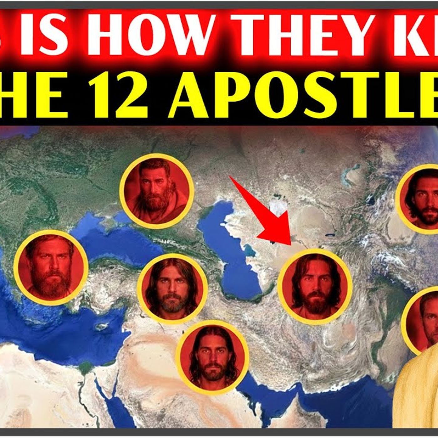 The Terrible End of the 12 Apostles on a Map - Black Bible Truths episode artwork
