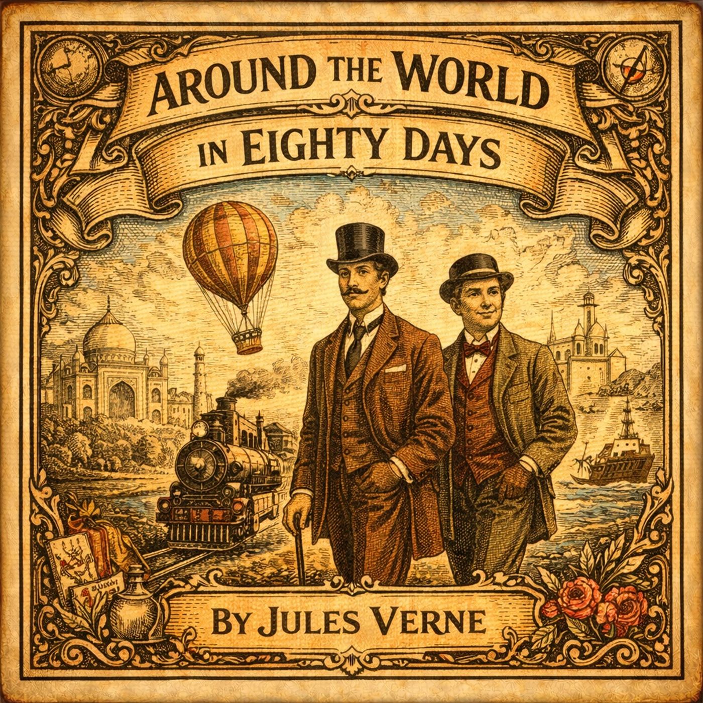 Around The World in Eighty Days - Jules Verne - Full Audiobook