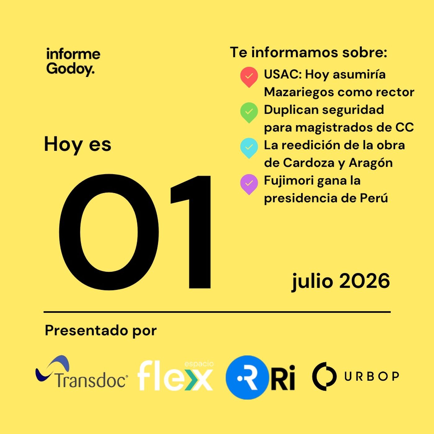 01 de julio 2026 episode artwork