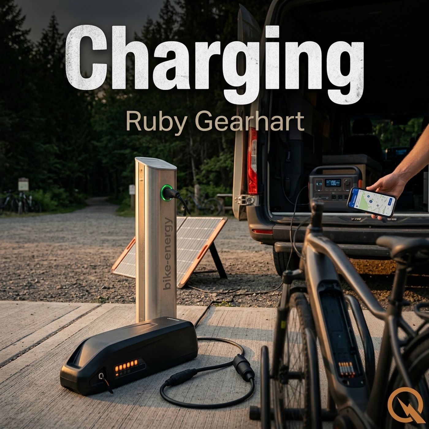 Charging podcast artwork