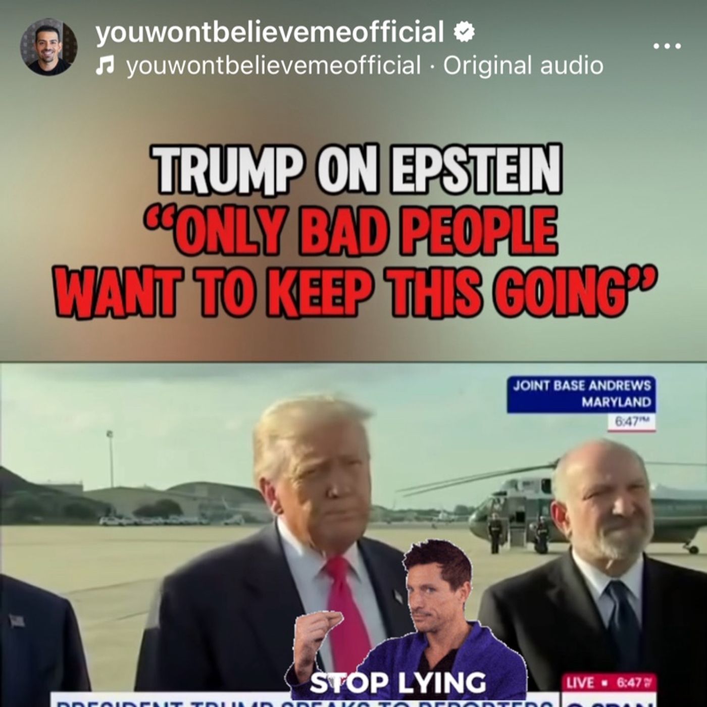 TRUMP says Epstein files is a HOAX (MAGA WAKE UP)!?