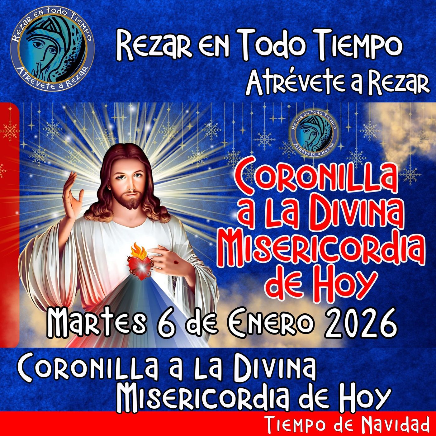 🔴Coronilla a la Divina Misericordia de Hoy Martes 6 de Enero 2026. 🙏 episode artwork
