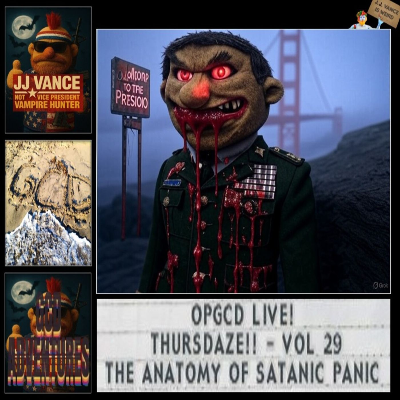 OpGCD Live! Thursdaze!! - Vol 29 - The Anatomy of the Satanic Panic! - PATREON PREVIEW