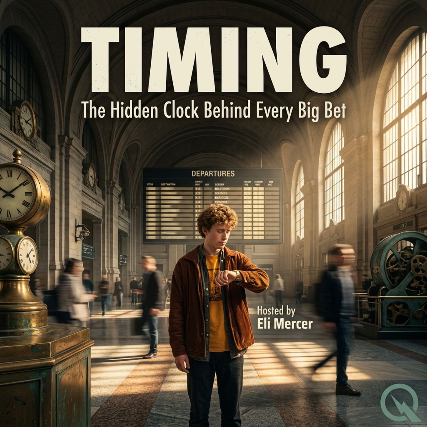 Timing podcast artwork
