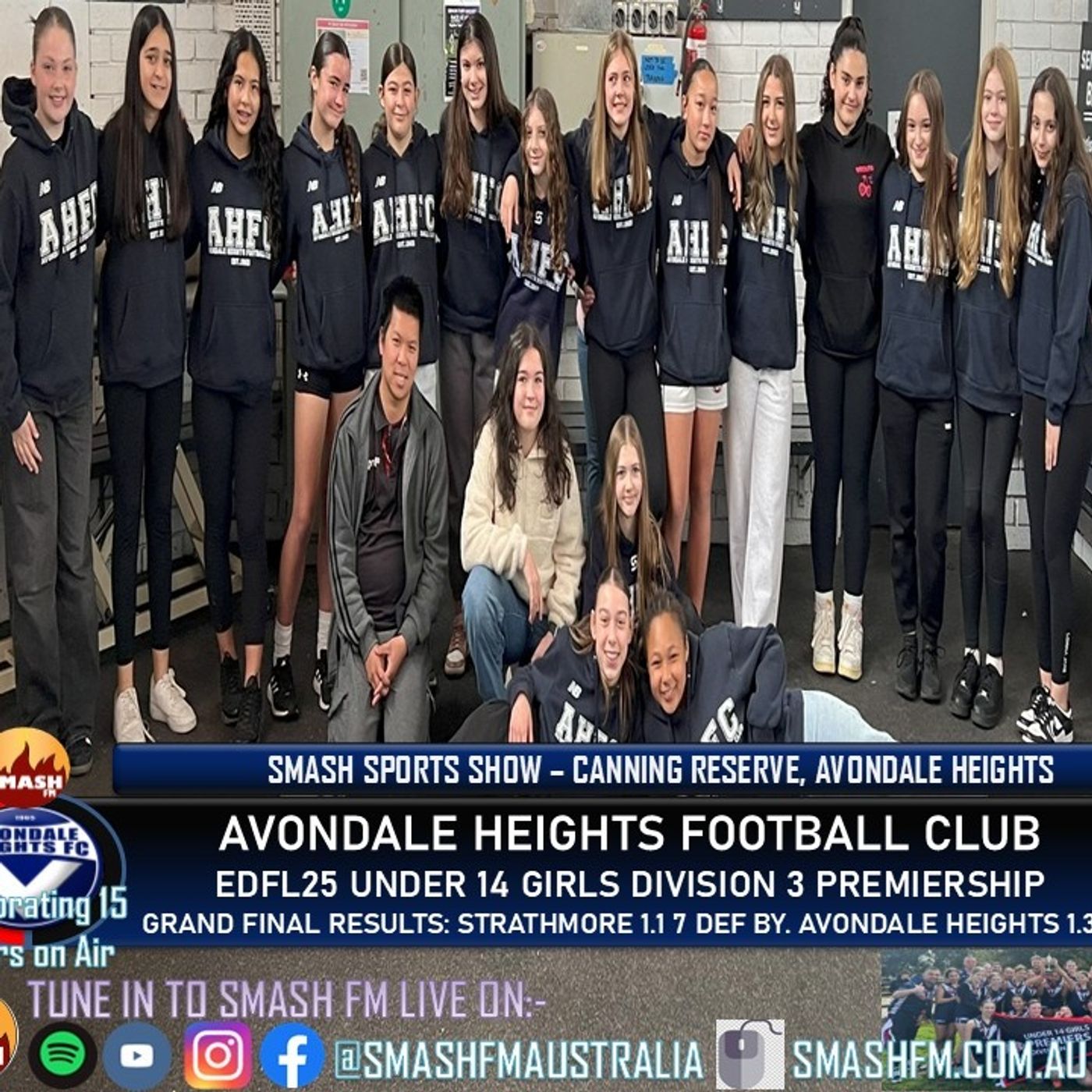 SSS15THYR: Avondale Heights FC EDFL25 U14 Girls Division 3 Premiership Interviews 310825
