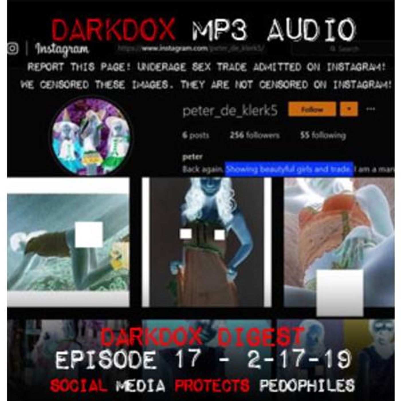 Darkdox Digest Ep. #17 Platforms Promoting Pedophilia with Christian Coffins episode artwork