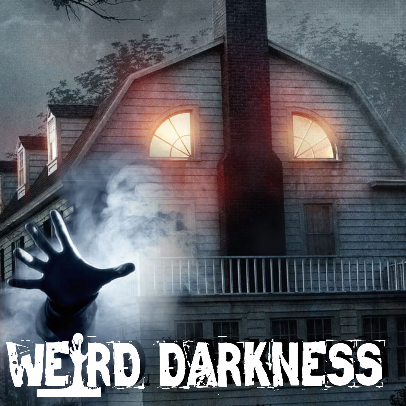 cover of episode “FACTUAL FRIGHTS FUELED FAMOUS PHANTOMS” and 4 More Terrifying True Stories! #WeirdDarkness