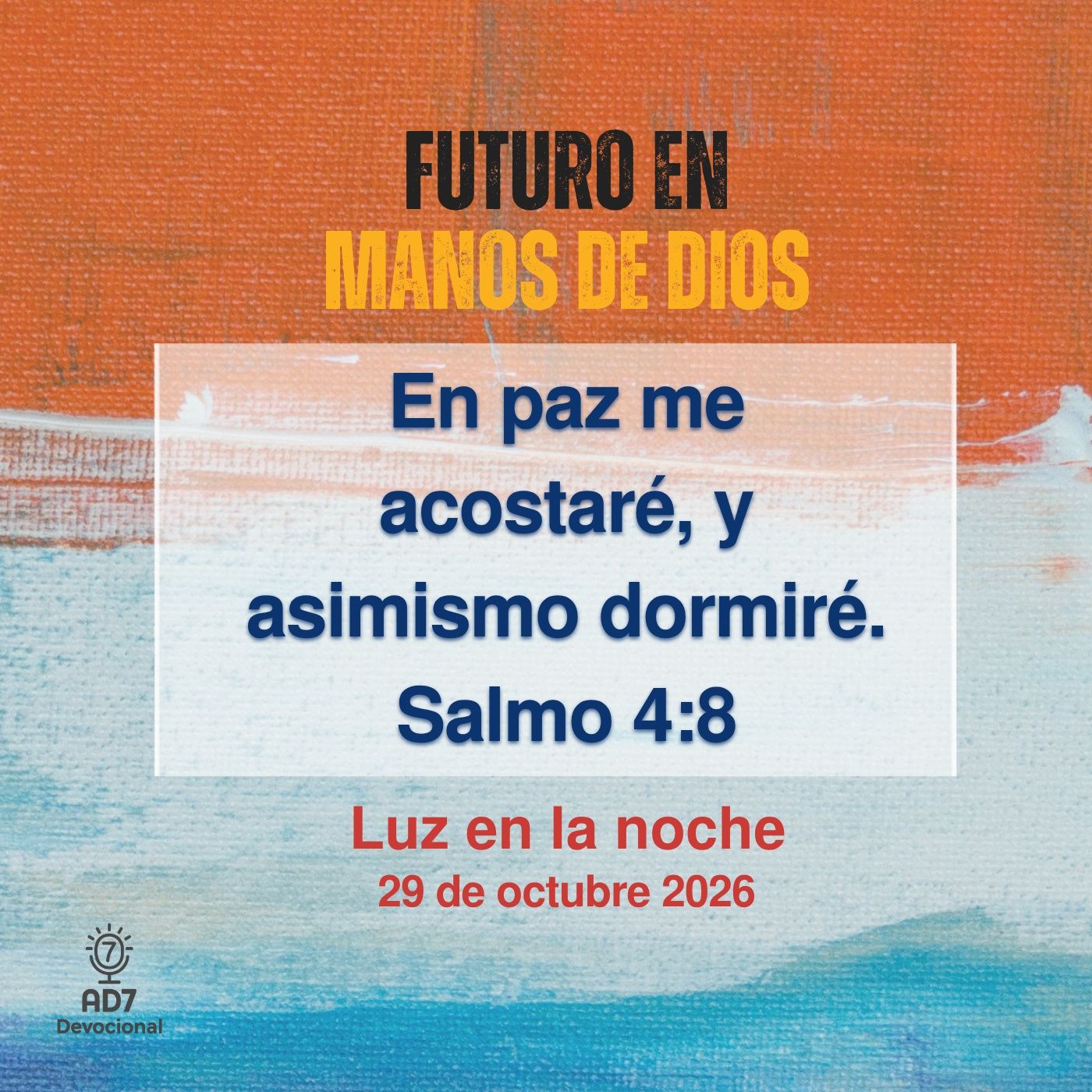 Portada de AD7 Devocional - Diferente / Inverso
